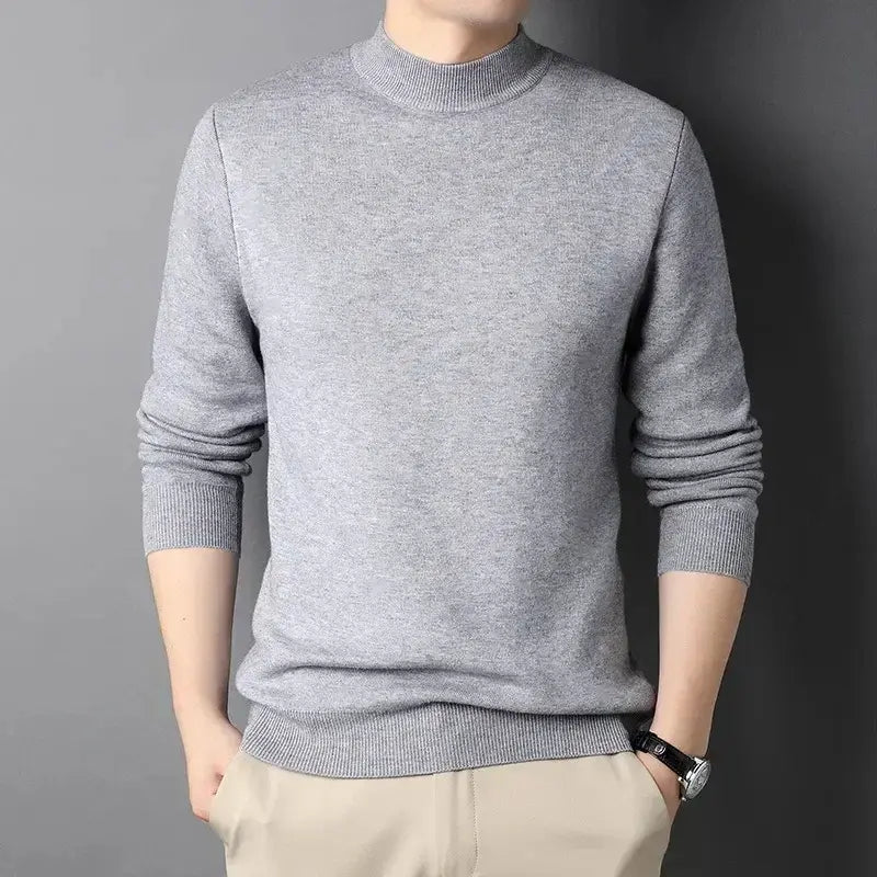 Keneth Men's Turtleneck Sweater – Elegant Warm Cashmere Wool Blend