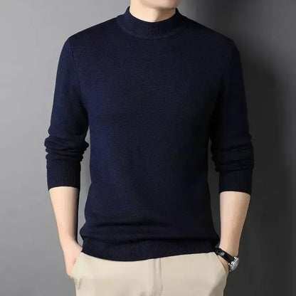 Keneth Men's Turtleneck Sweater – Elegant Warm Cashmere Wool Blend