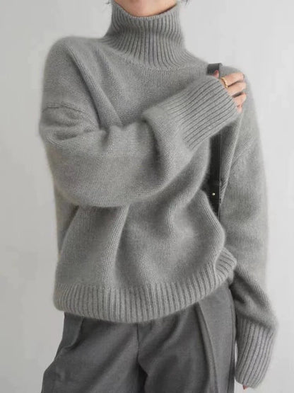 Lynn Women's Wool Turtleneck Sweater