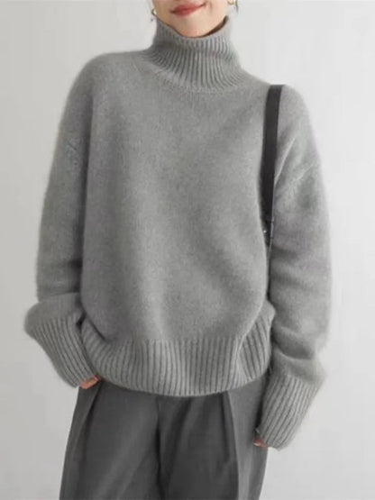 Lynn Women's Wool Turtleneck Sweater