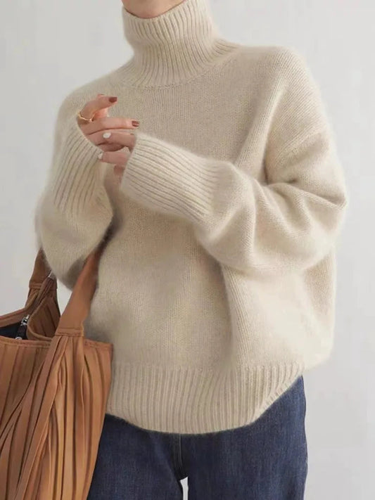 Lynn Women's Wool Turtleneck Sweater