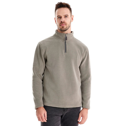 James Men's Zip-Up Wool Sweater – Warm Comfortable Elegant with Soft Lining