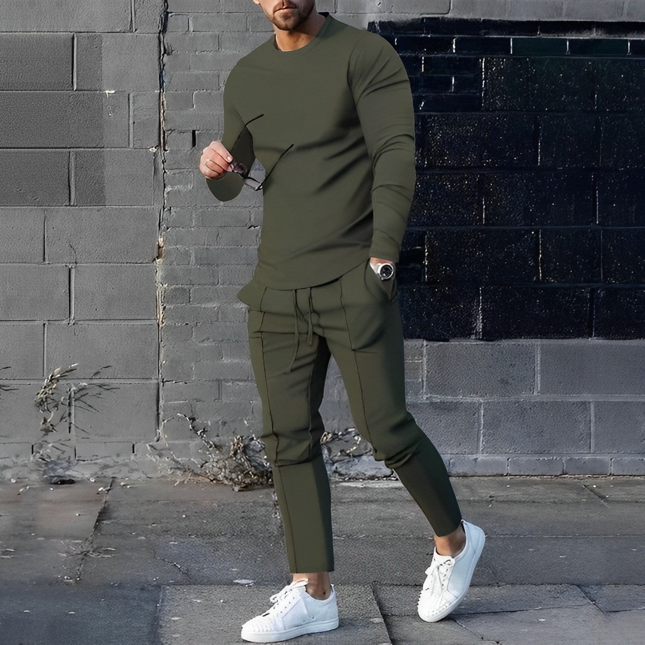 Orlan Men's Essential Set – Lightweight Breathable Outfit with Comfortable Casual Fit