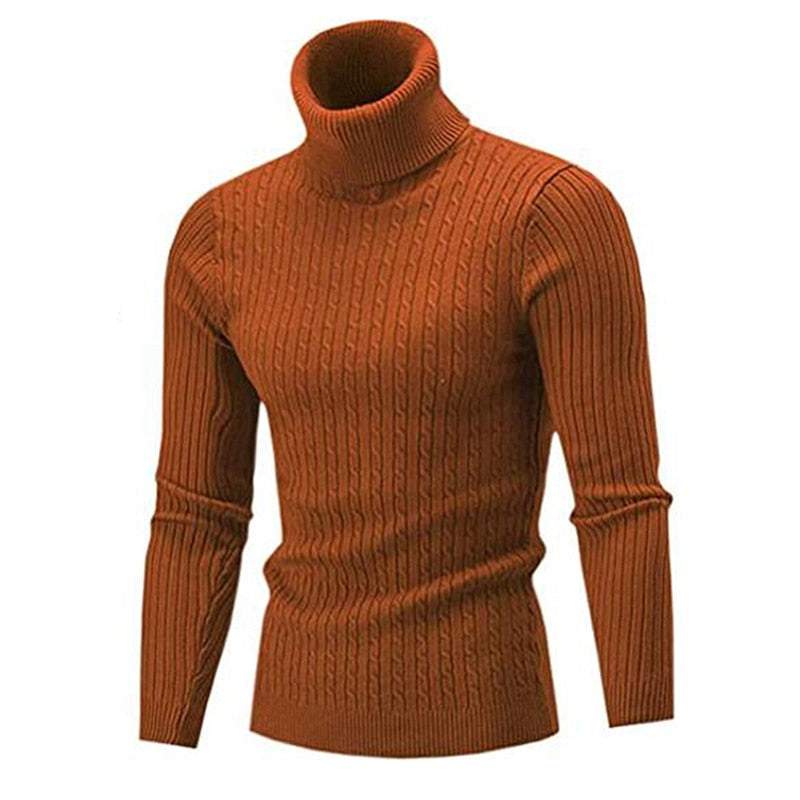 Klaus Men's Turtleneck Sweater – Elegant Comfortable High-End Knitwear