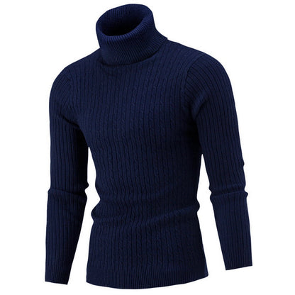 Klaus Men's Turtleneck Sweater – Elegant Comfortable High-End Knitwear