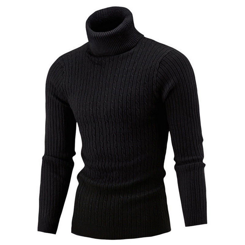 Klaus Men's Turtleneck Sweater – Elegant Comfortable High-End Knitwear