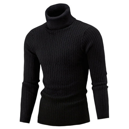 Klaus Men's Turtleneck Sweater – Elegant Comfortable High-End Knitwear