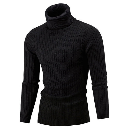 Klaus Men's Turtleneck Sweater – Elegant Comfortable High-End Knitwear