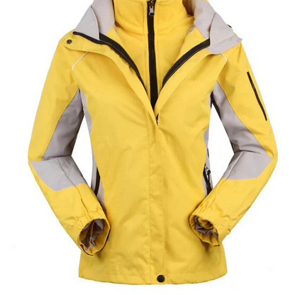 Women's Waterproof Windbreaker Jacket — Blue