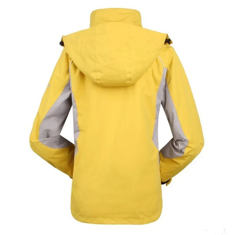 Women's Waterproof Windbreaker Jacket — Blue