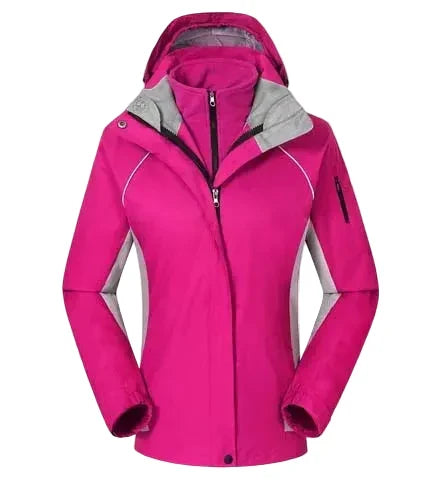Women's Waterproof Windbreaker Jacket — Deep Blue