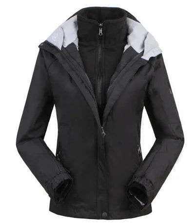 Women's Waterproof Windbreaker Jacket — Blue