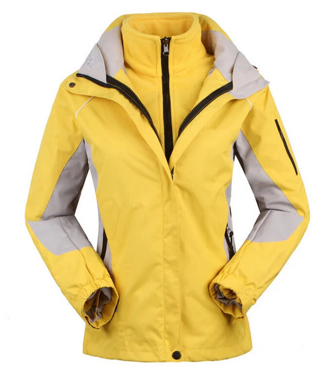 Women's Waterproof Windbreaker Jacket — Black