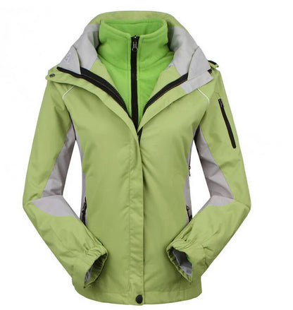 Women's Waterproof Windbreaker Jacket — Black