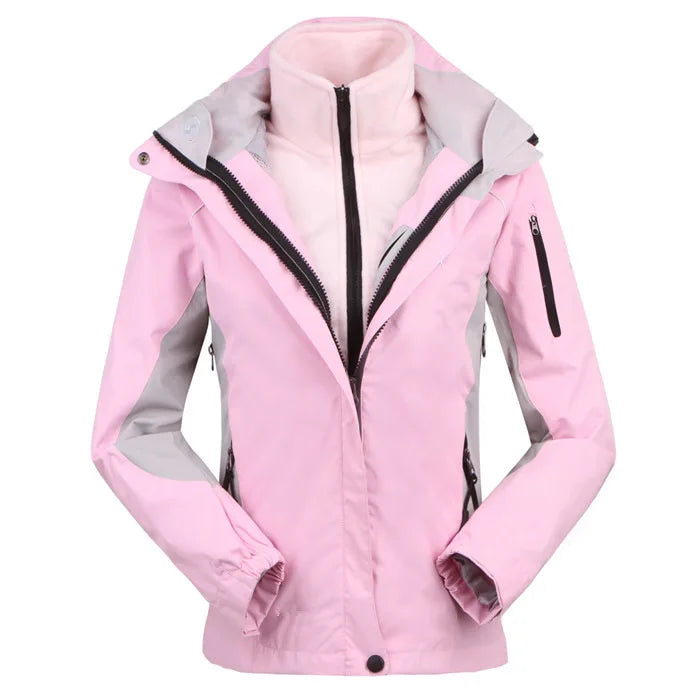 Women's Waterproof Windbreaker Jacket — Black
