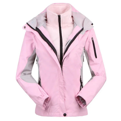 Women's Waterproof Windbreaker Jacket — Black