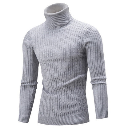 Klaus Men's Turtleneck Sweater – Elegant Comfortable High-End Knitwear