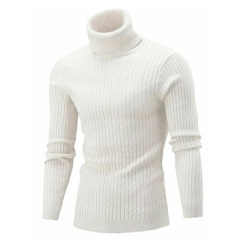 Klaus Men's Turtleneck Sweater – Elegant Comfortable High-End Knitwear