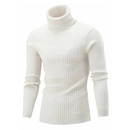 Klaus Men's Turtleneck Sweater – Elegant Comfortable High-End Knitwear