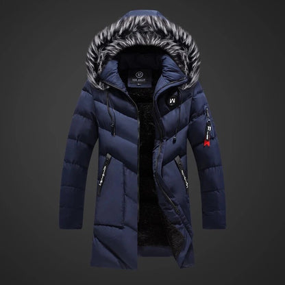 Ryan Men's Winter Coat – Warm Insulation with Water-Repellent Fabric and Adjustable Hood