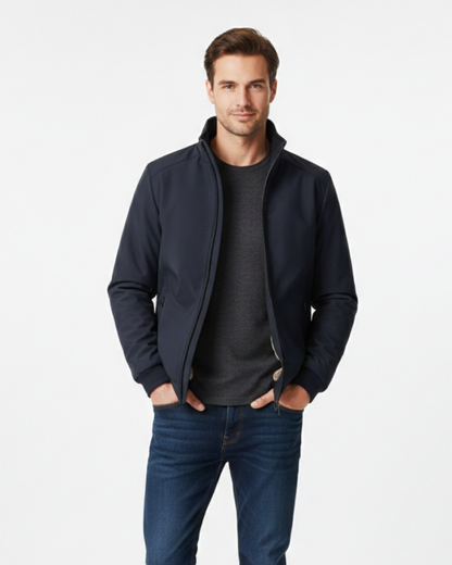 Declan Men's Fleece-Lined Winter Jacket – Warm Water-Repellent and Breathable