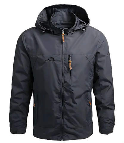 Ethan Men's Waterproof Outdoor Jacket – Adjustable Hood with Multiple Pockets