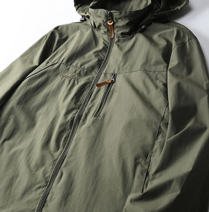 Ethan Men's Waterproof Outdoor Jacket – Adjustable Hood with Multiple Pockets