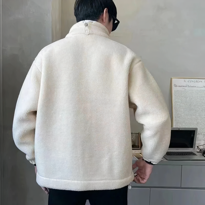 Carlo Men's Fleece Jacket – Soft and Warm Fleece with a Casual and Modern Style