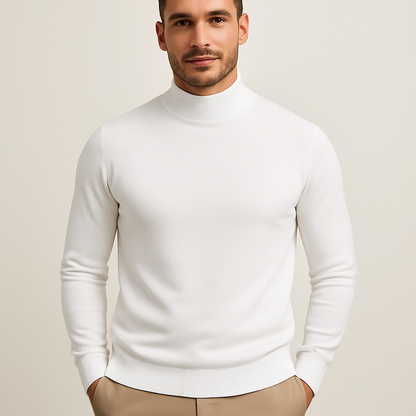 Leonardo Men's Turtleneck Sweater – Premium Soft Knit with Modern Elegant Style