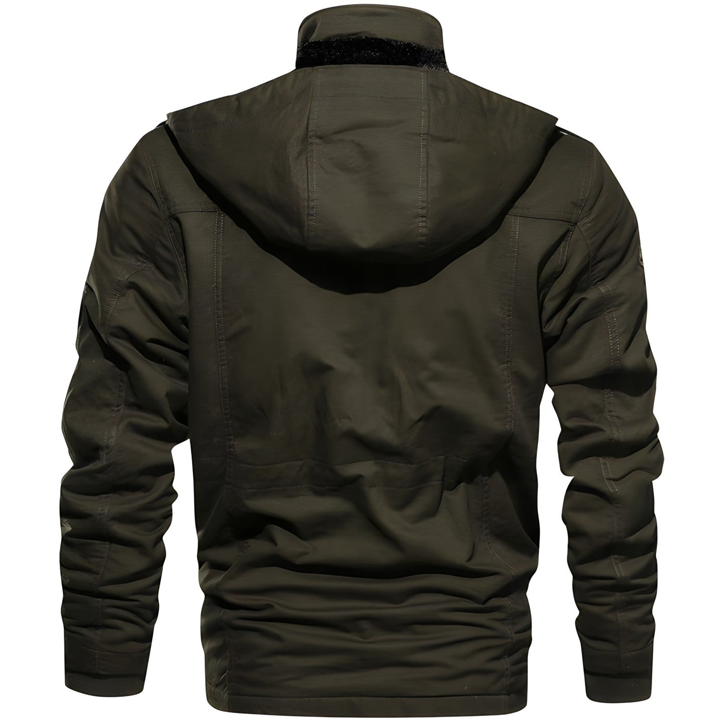 Logan Military Jacket Men – Waterproof Coat with Fleece Lining & Adjustable Waist