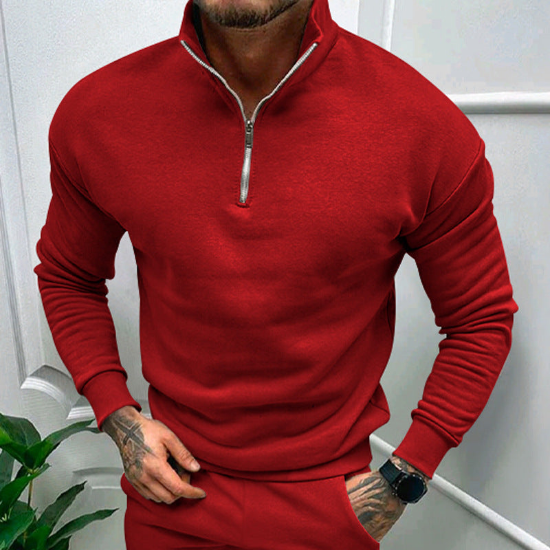 Lorence Men's Half-Zip Sweater – Soft Modern Knit with Elegant Comfortable Fit