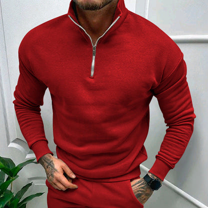 Lorence Men's Half-Zip Sweater – Soft Modern Knit with Elegant Comfortable Fit