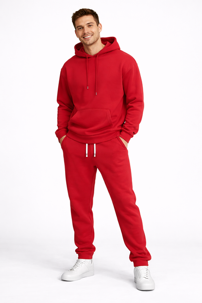 Luca Men's Sport Set – Hooded Sweatshirt and Comfortable Polyester Joggers