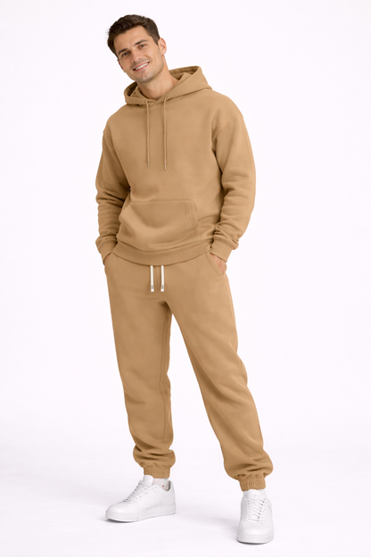 Luca Men's Sport Set – Hooded Sweatshirt and Comfortable Polyester Joggers