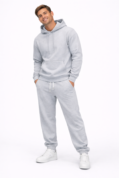 Luca Men's Sport Set – Hooded Sweatshirt and Comfortable Polyester Joggers