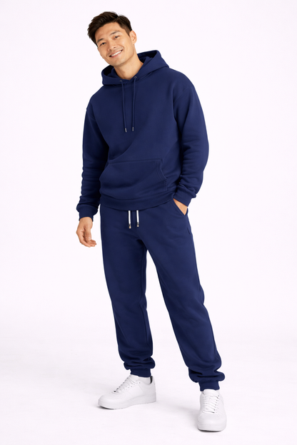 Luca Men's Sport Set – Hooded Sweatshirt and Comfortable Polyester Joggers
