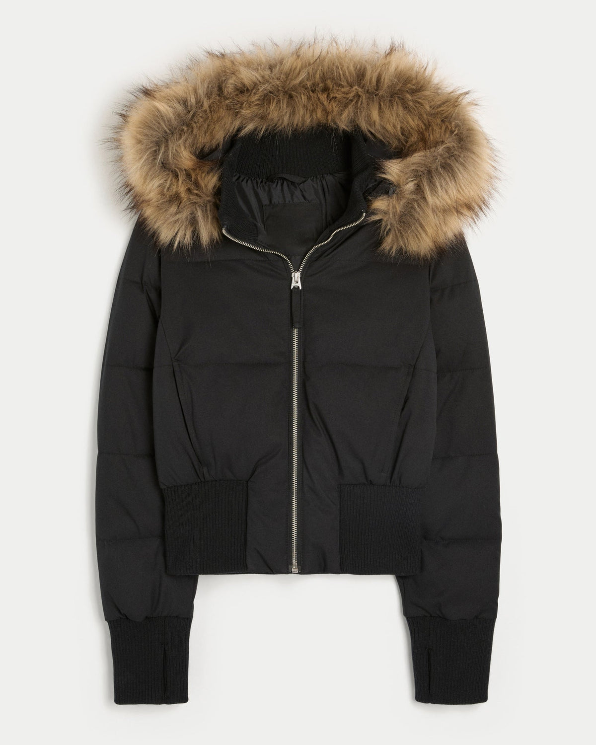 Women's Warm Hooded Winter Coat — Brown