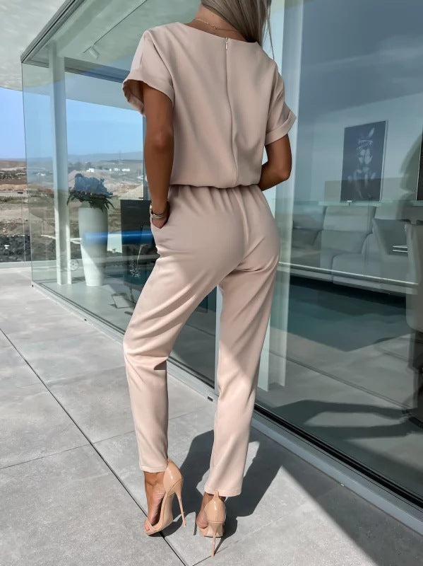 Tessa Women's Short Sleeve Jumpsuit