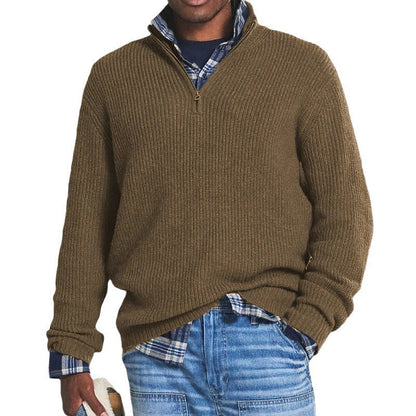 Jerome Men's Cotton Zip-Up Sweatshirt – Comfortable Elegant Everyday Wear