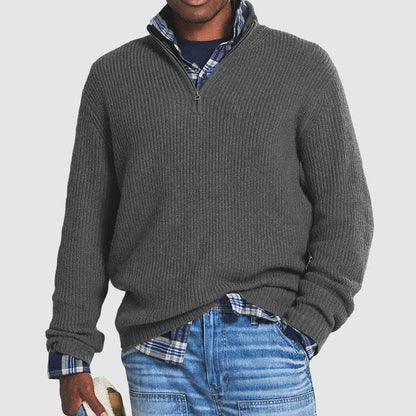 Jerome Men's Cotton Zip-Up Sweatshirt – Comfortable Elegant Everyday Wear