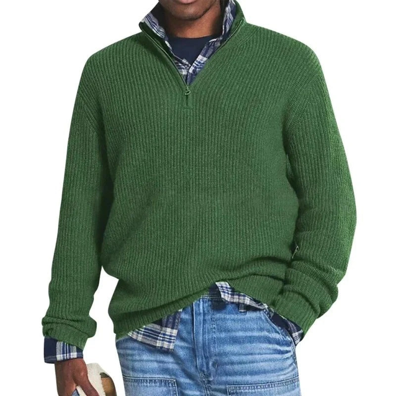 Jerome Men's Cotton Zip-Up Sweatshirt – Comfortable Elegant Everyday Wear