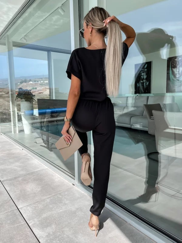 Tessa Women's Short Sleeve Jumpsuit