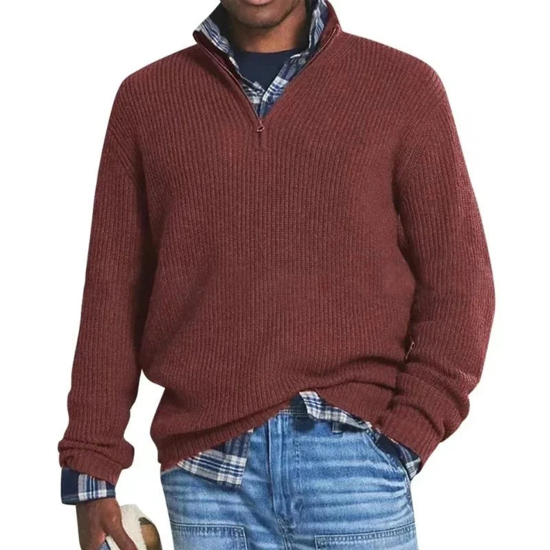 Jerome Men's Cotton Zip-Up Sweatshirt – Comfortable Elegant Everyday Wear