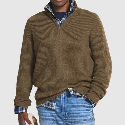 Jerome Men's Cotton Zip-Up Sweatshirt – Comfortable Elegant Everyday Wear
