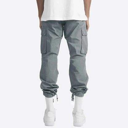 James Men's Cargo Pants – Robust Outdoor Design with Pockets and Elastic Waist