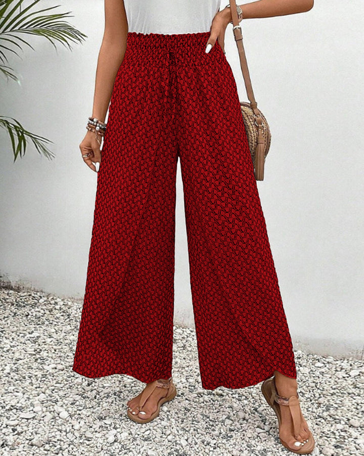 Henriette Women's High Waisted Wide Leg Trousers