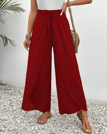Henriette Women's High Waisted Wide Leg Trousers