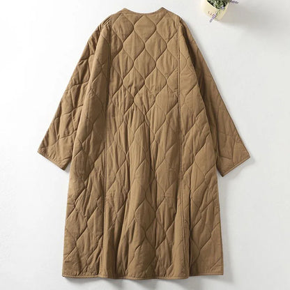 Women's Lightweight Quilted Winter Jacket — Light Green