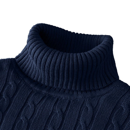 Klaus Men's Turtleneck Sweater – Elegant Comfortable High-End Knitwear