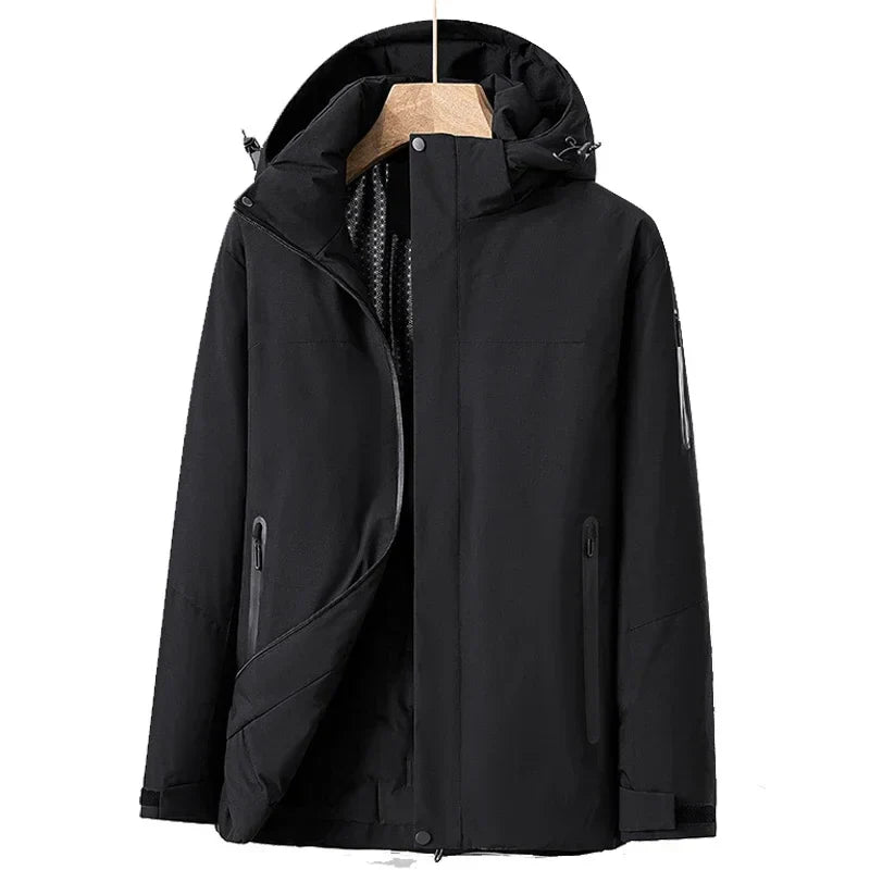 Women's Waterproof Fleece-Lined Winter Coat — Pink